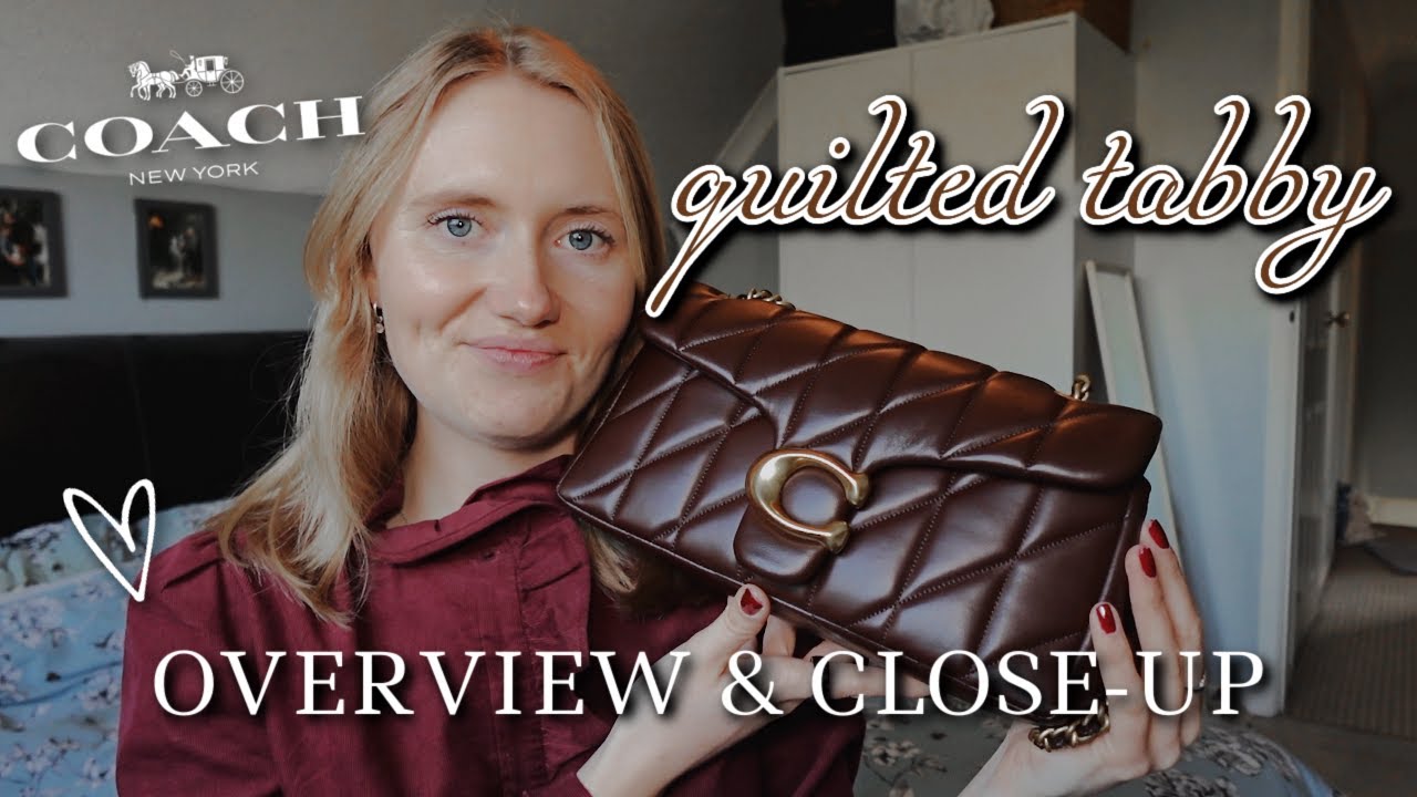 Coach Quilted Tabby 26 in Maple🤎 Overview & Close-up🤩