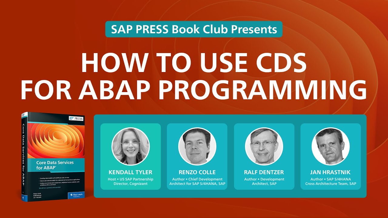 ABAP Core Data Services (CDS) Q&A with SAP's Renzo Colle, Ralf Dentzer, and Jan Hrastnik