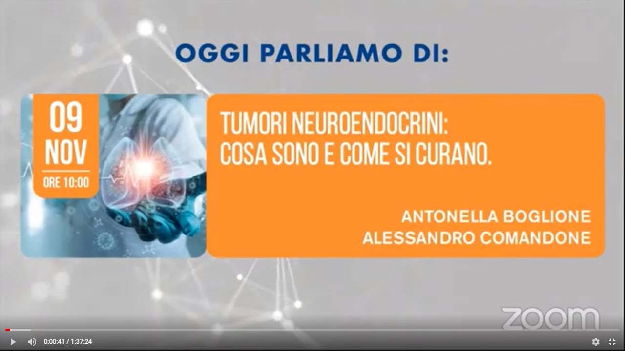 Martedì Salute - TUMORI NEUROENDOCRINI