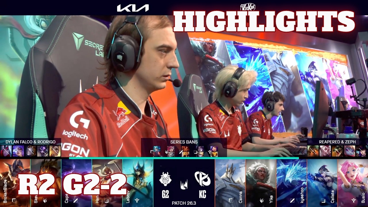 G2 vs KC - Game 2 Highlights | Round 2 LEC Versus 2026 Playoffs | G2 Esports vs Karmine Corp G2