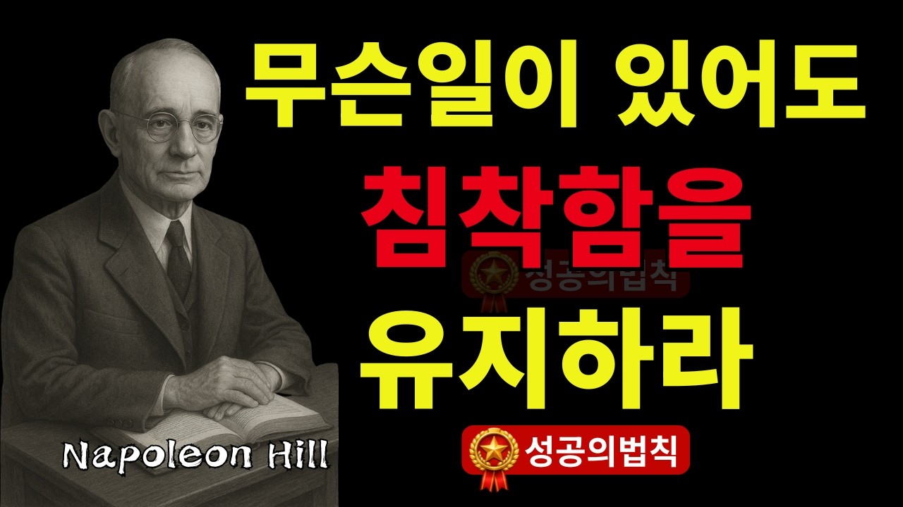 109_무슨 일이 있어도 침착함을 유지하라 | 반응은 자극이 아니라 선택이다 | 나폴레온 힐