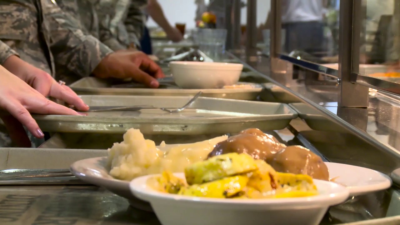 Wright-Patterson Dining Facility BROLL