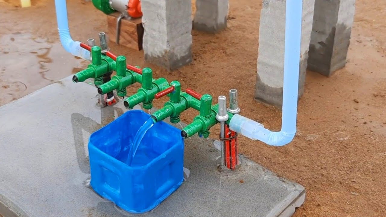 How to make diy water tank construction | Science project | Motor pump