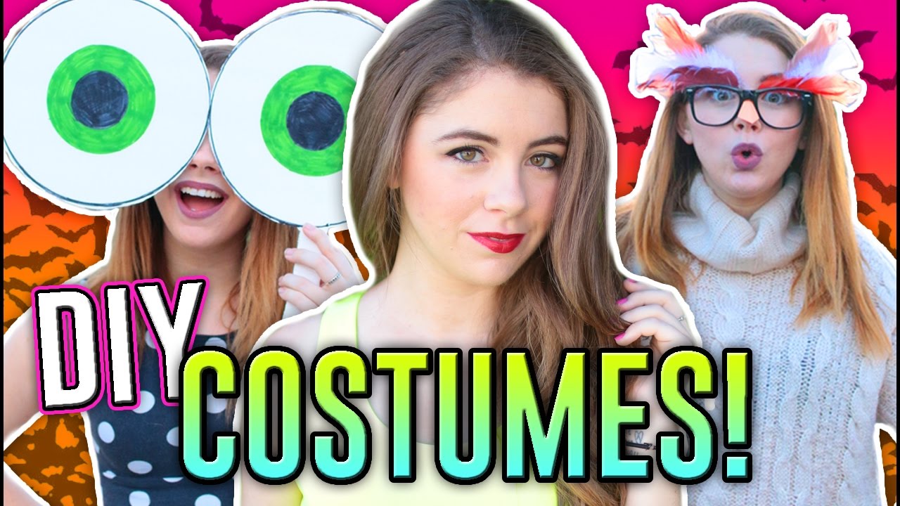 LAST MINUTE DIY HALLOWEEN COSTUMES FOR GIRLS!! Easy & Afforable Ideas 2016!! // Jill Cimorelli