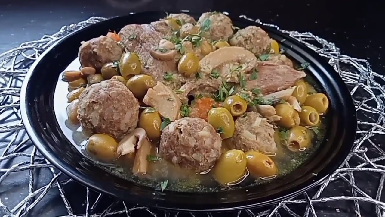 اقتراح وصفات لطاولة رمضان ، طاجين الزيتون ذوق ولا أروع 😋 #اطباق_رئيسية
