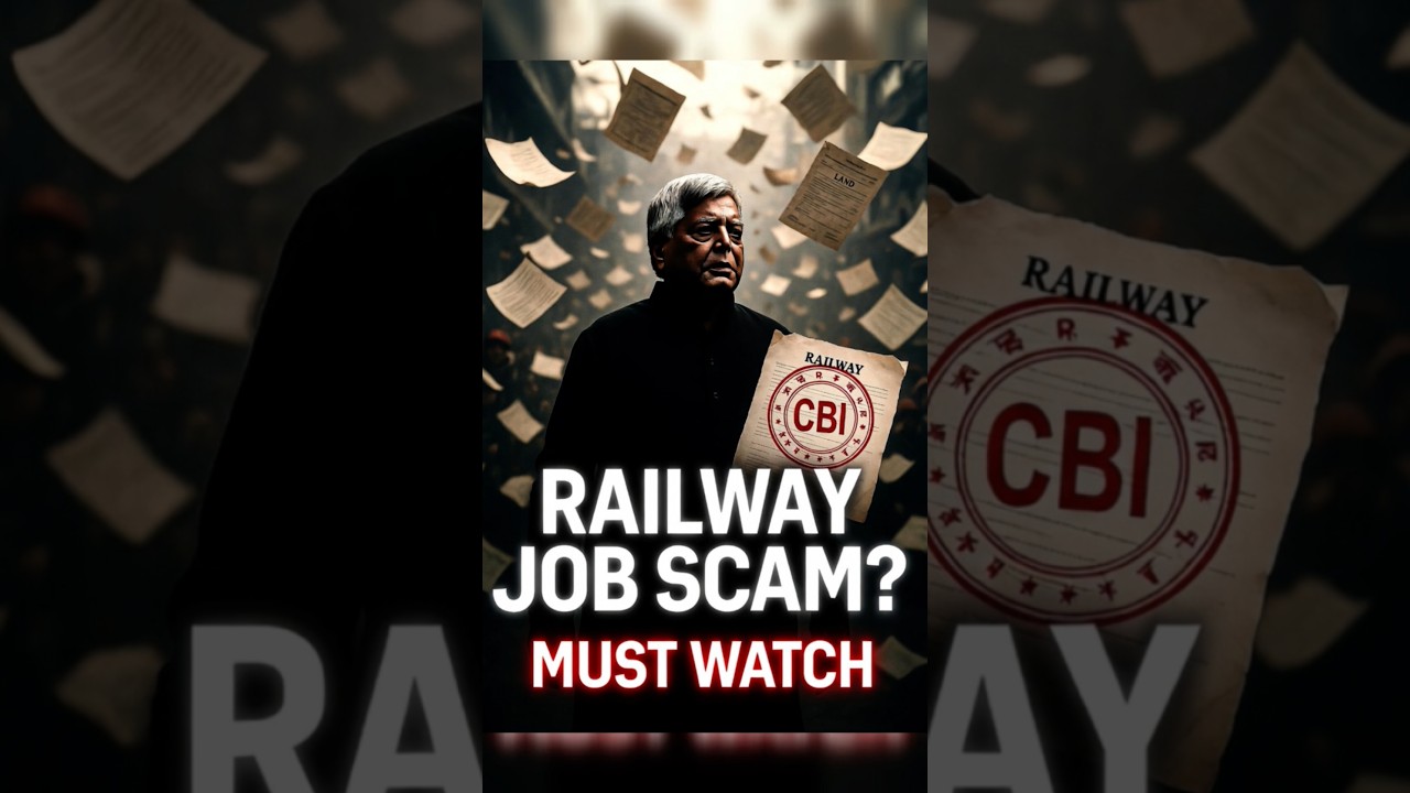Lalu Yadav Railway Scam | Land For Job Case Explained | CBI Action 