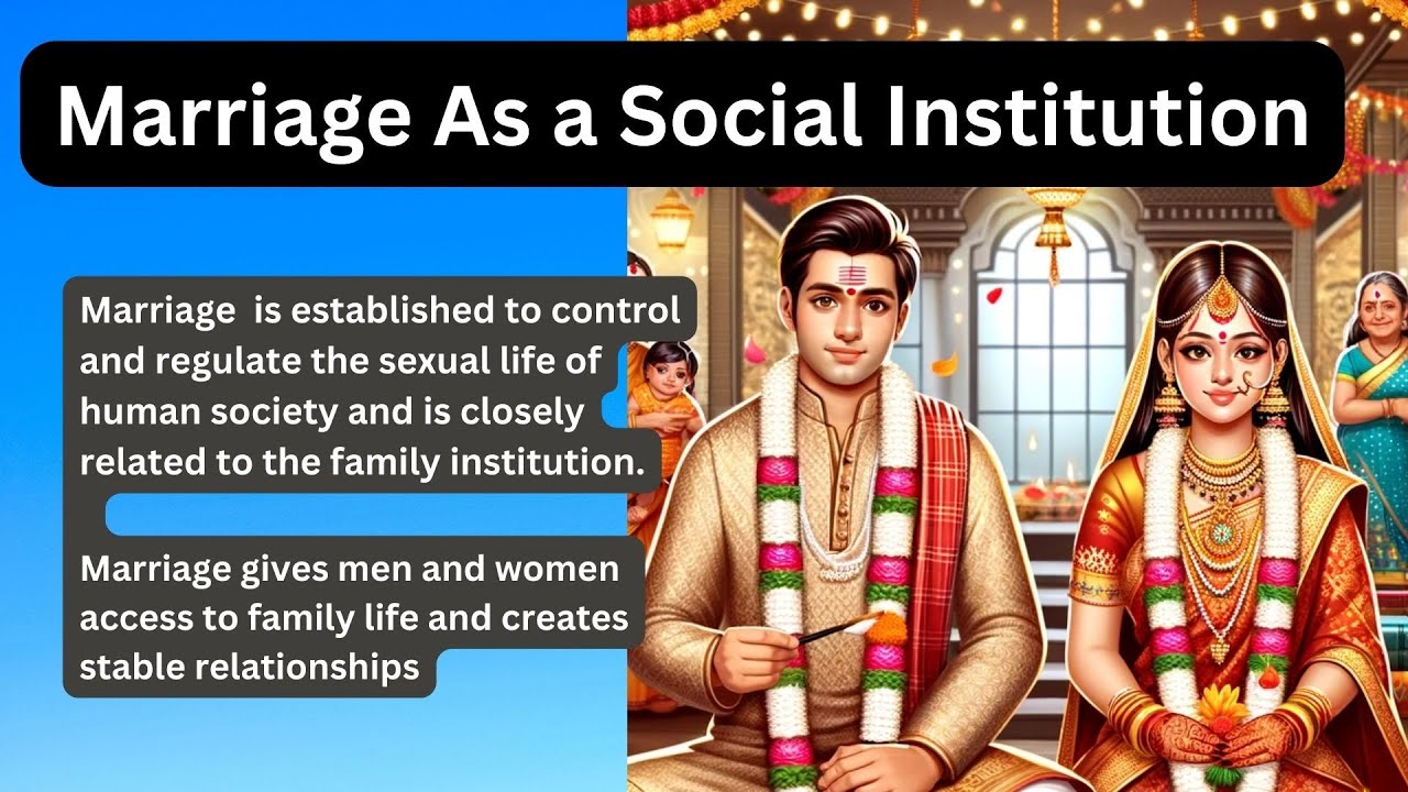 Marriage as a Social Institution