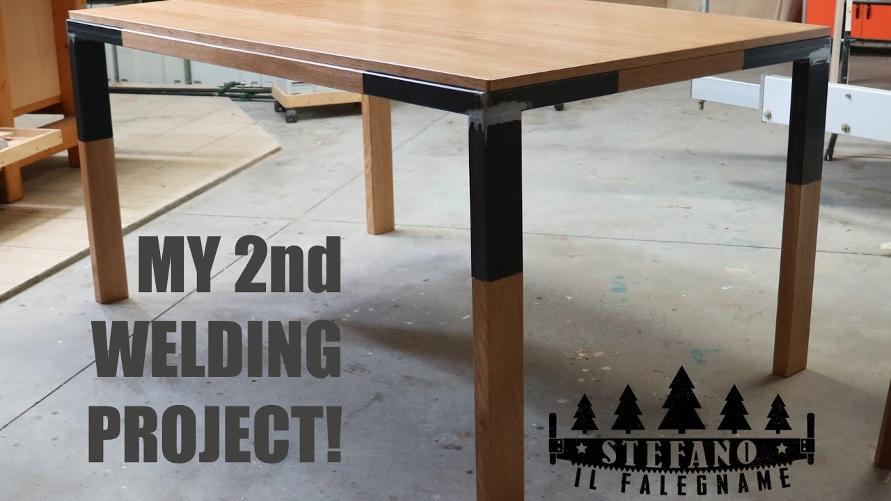 INDUSTRIAL MODERN LOOK TABLE - My 2nd welding project