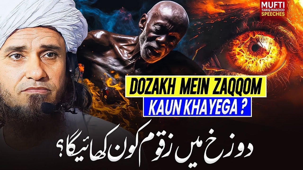 Dozakh Mein Zaqqom Kaun Khayega ? | Mufti Tariq Masood Speeches 🕋