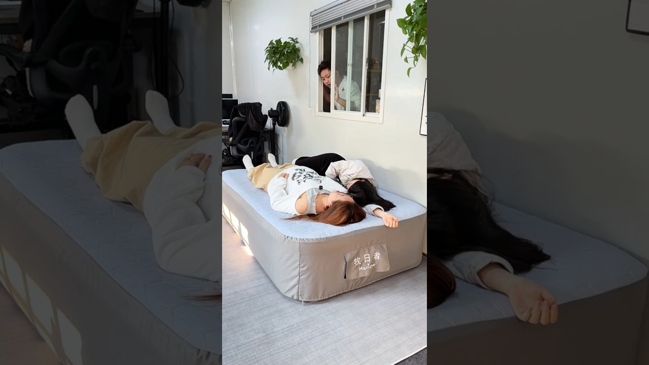 Automatic inflatable bed, automatic inflation and deflation,voice intelligent model frees your hands