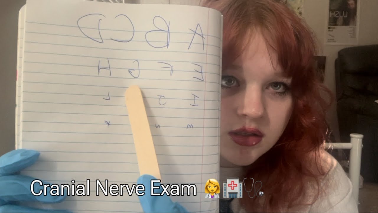 ASMR kinda chaotic LOFI cranial nerve exam!