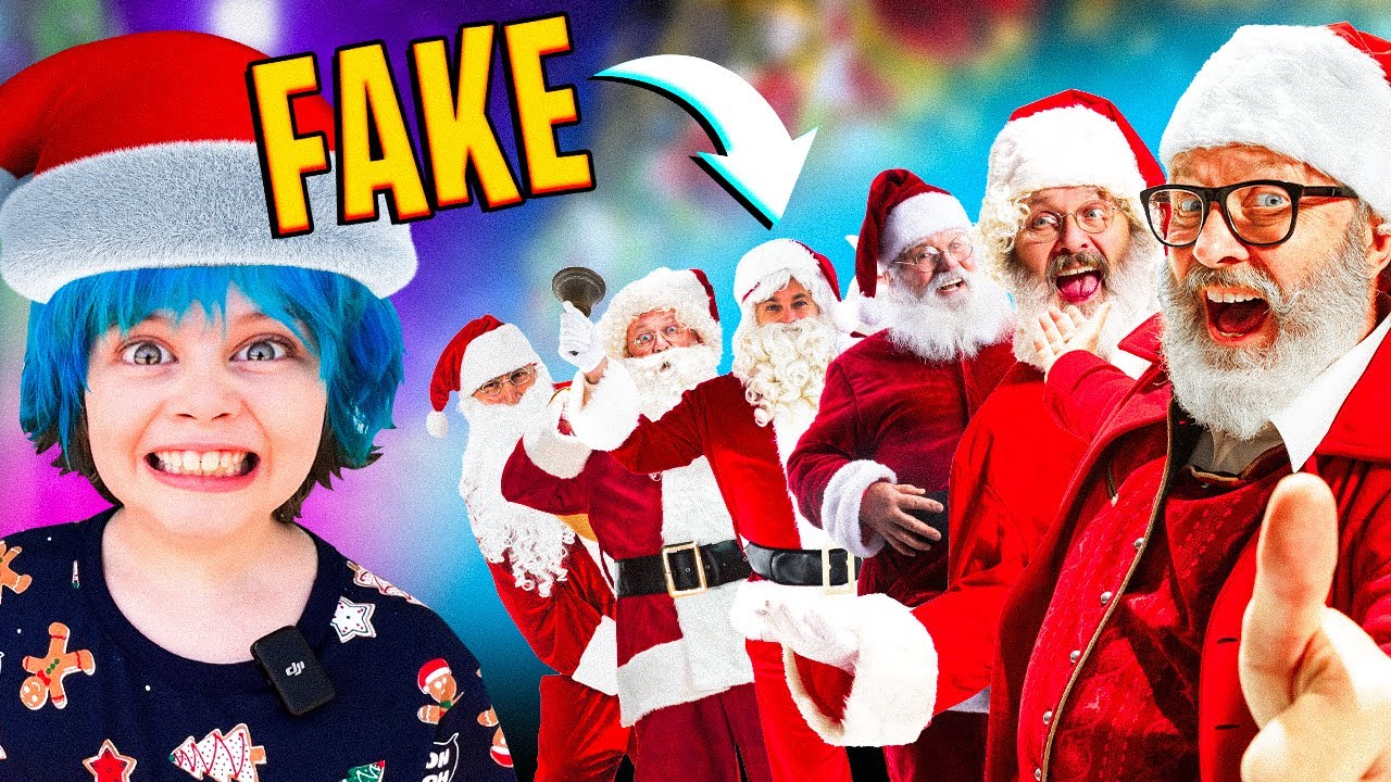 10 PAPAIS NOÉIS em 24 HORAS 🎅 EM BUSCA do PAPAI NOEL VERDADEIRO ( Alec GO! Vlogs )