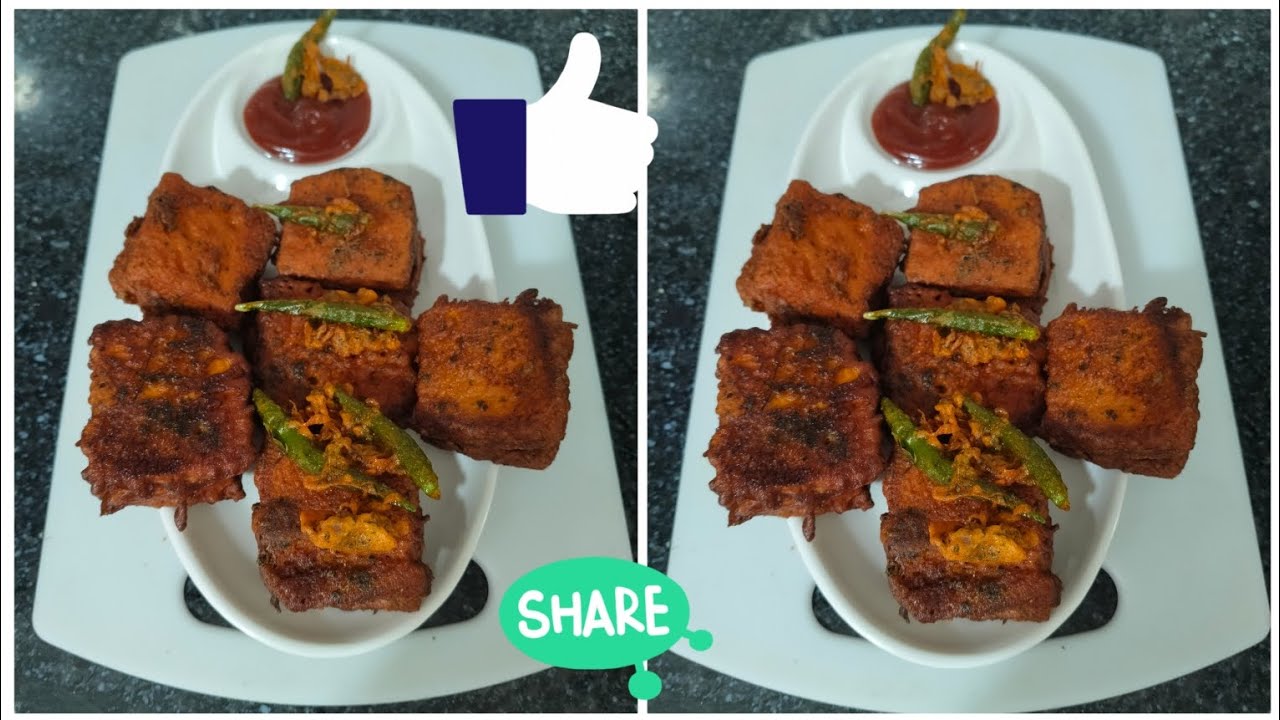 Mouth melting paneer bread pakoda #please_subscribe_my_channel /@tastyeasyfoodrecipes589 
