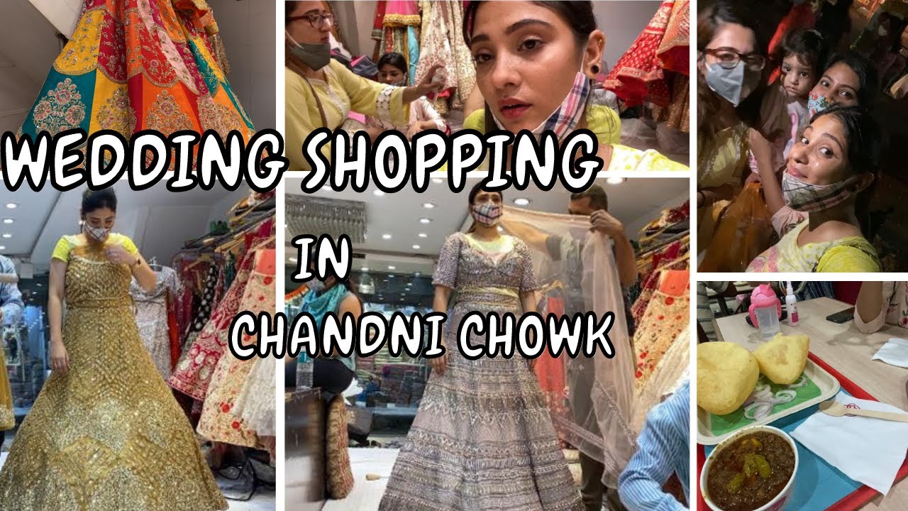 Wedding shopping in chandni chowk || #sheetmeetwithme
