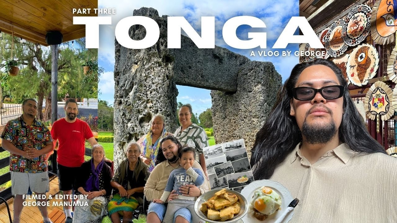 🇹🇴 tonga vlog: exploring, friends cafe, talamahu markets, blowholes, haamonga, tsunami rock & more ✨