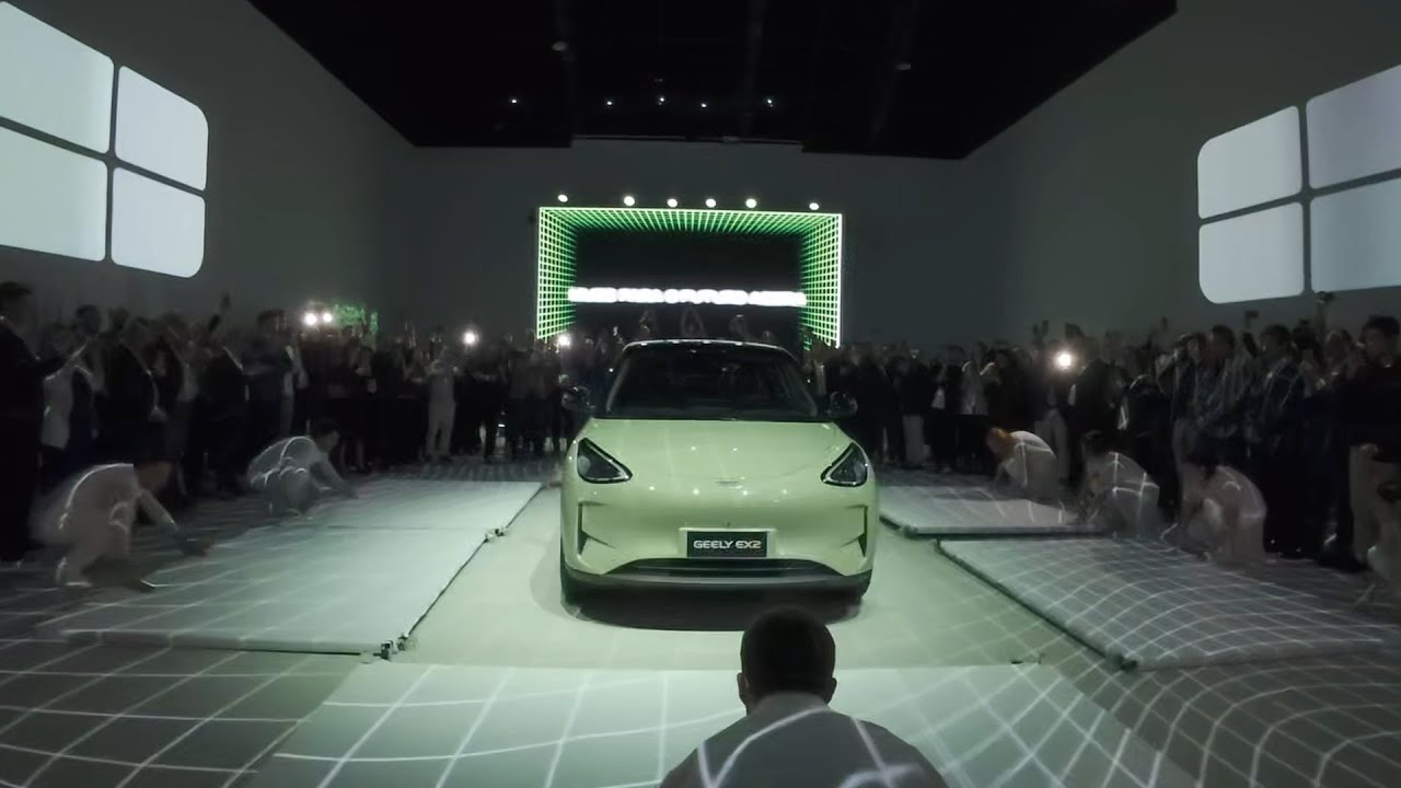 Lan&ccedil;amento do Geely EX2 no Gymnasium
