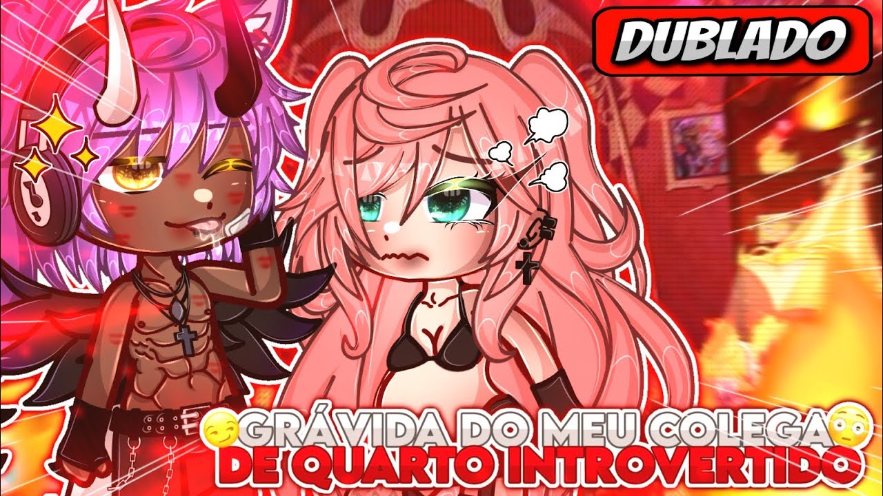 🤰🏽 | Grávida Do Meu Colega De Quarto Introvertido | 🔥 Mini Filme (DUBLADO) Gacha Life