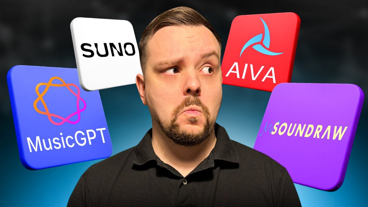 MusicGPT vs Suno vs AIVA vs Soundraw – 2026 | I Made the Same Song in 4 Different AI Music Tools