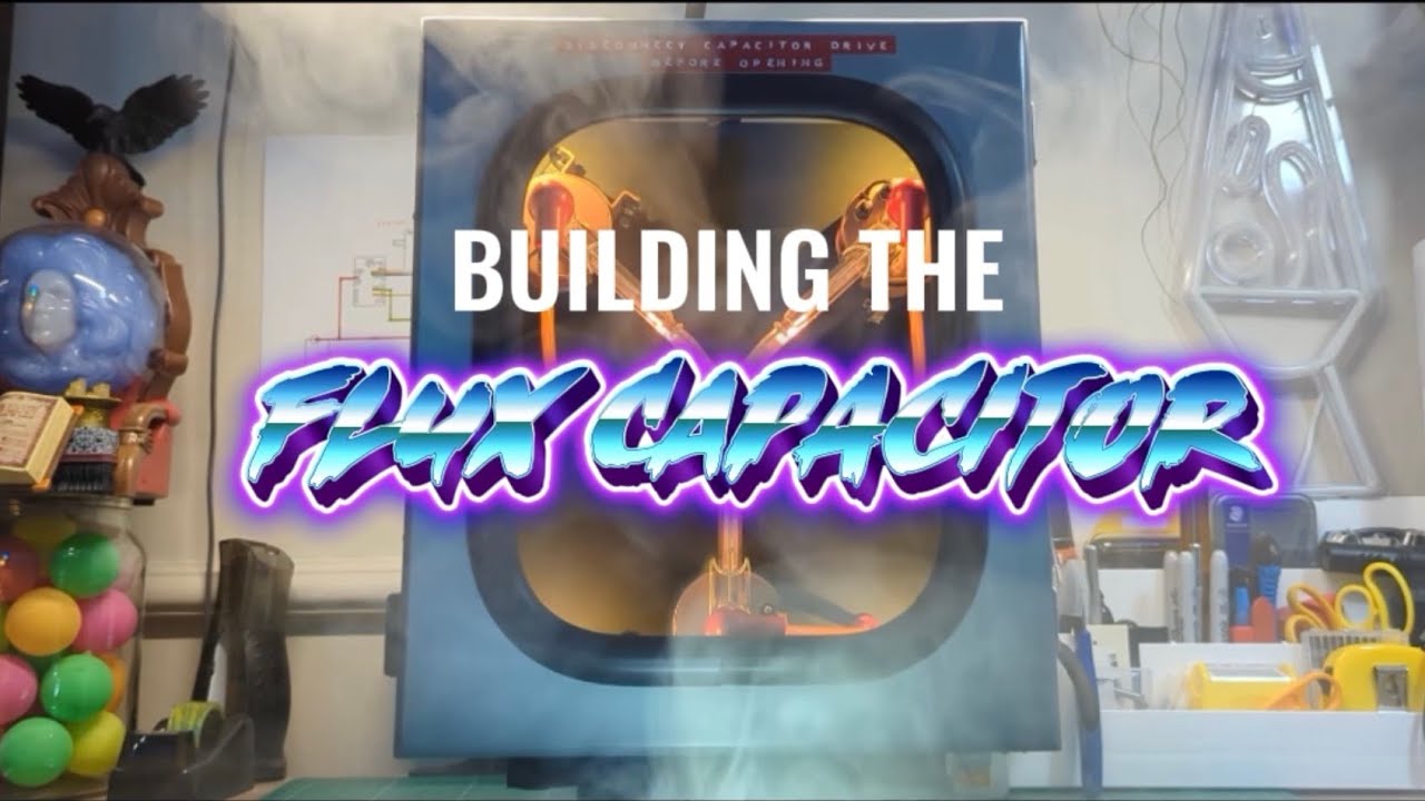 I 3D Printed a Flux Capacitor to Time Travel (Almost) | #backtothefuture #fluxcapacitor #3dprinting