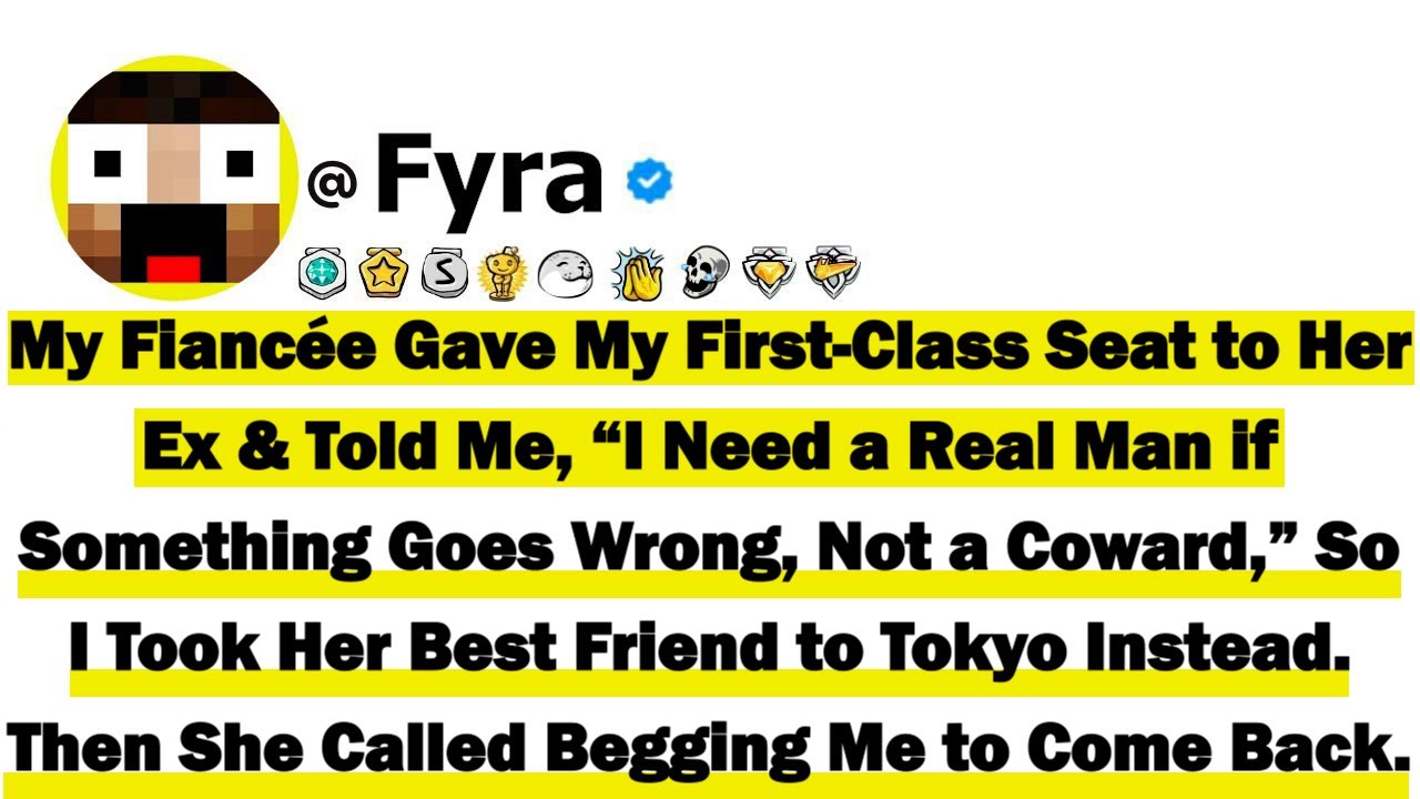 My Fiancée Gave My First-Class Seat to Her Ex and Told Me “I Need a Real Man if Something Goes Wrong