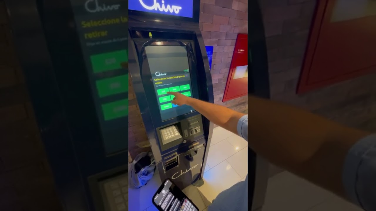 C&oacute;mo retirar d&oacute;lares desde Bitcoin con un cajero de la Chivo Wallet