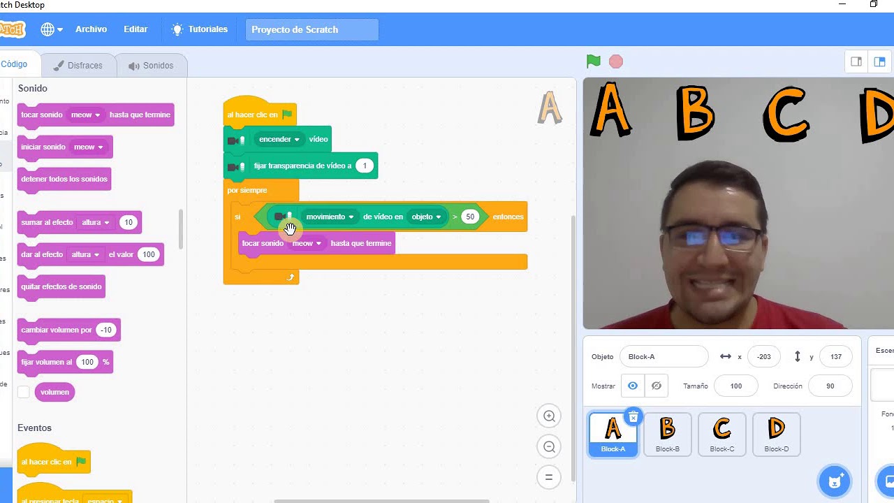SENSOR DE MOVIMIENTO EN SCRATCH