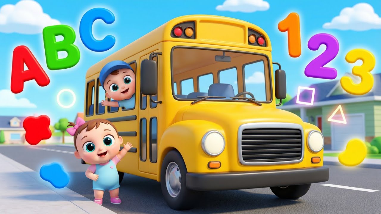 ABC Song, Numbers Song, Colors & Wheels on the Bus | Nursery Rhymes for Kids