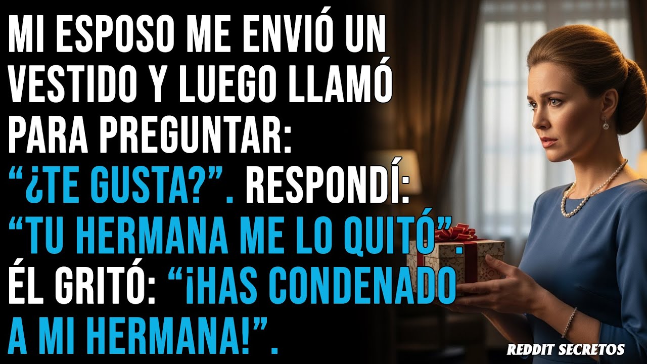 Recibí un vestido de mi propio esposo. Cuando le dije que su hermana se lo había llevado, se le...