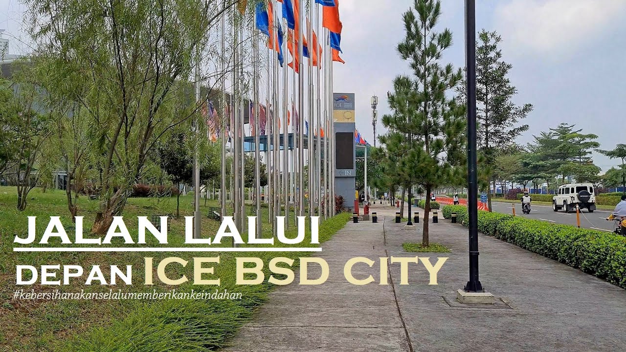【4K60】Walking Around BSD City ~ ICE BSD [Indonesia Convention Exhibition] via Hotel Santika Premiere