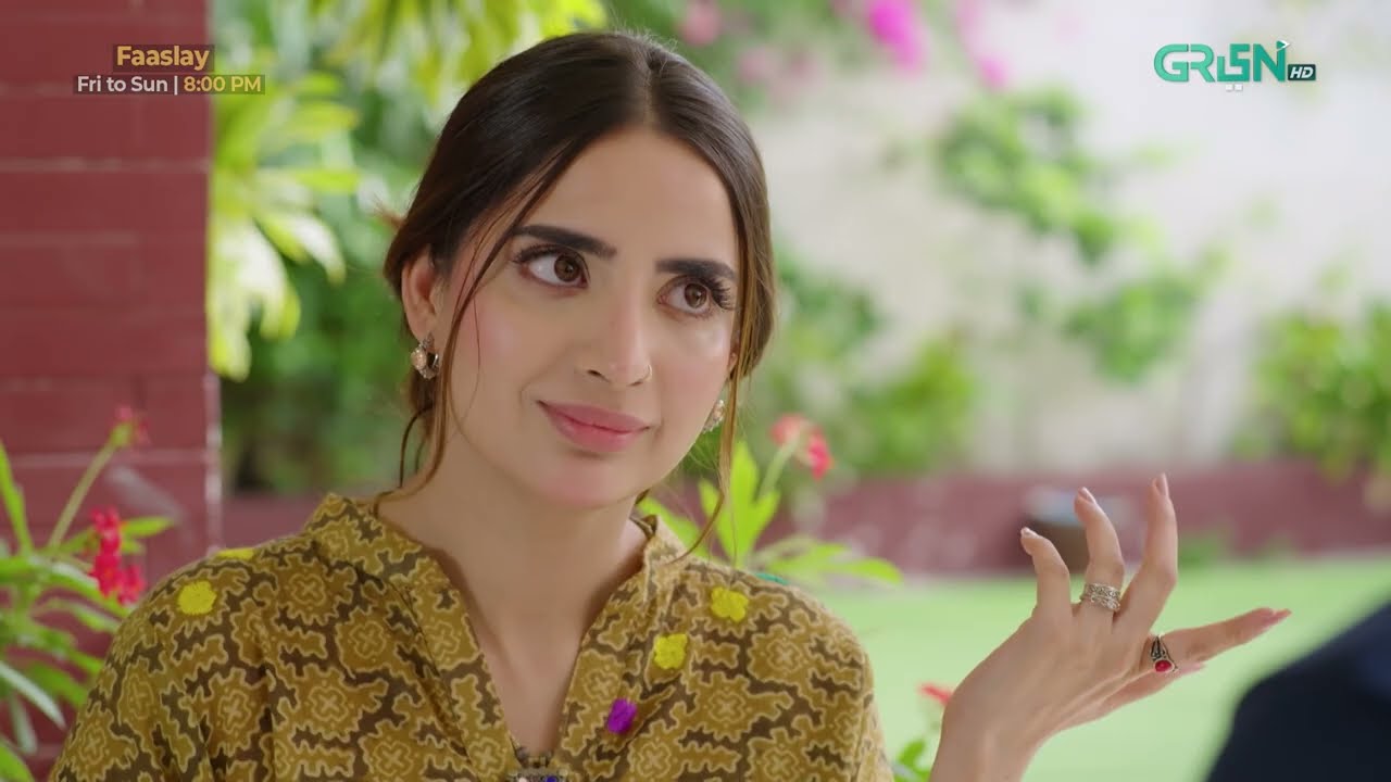 Faaslay Episode 10 ( Best Scene 01 ) Ali Ansari - Saboor Aly | Green TV Entertainment