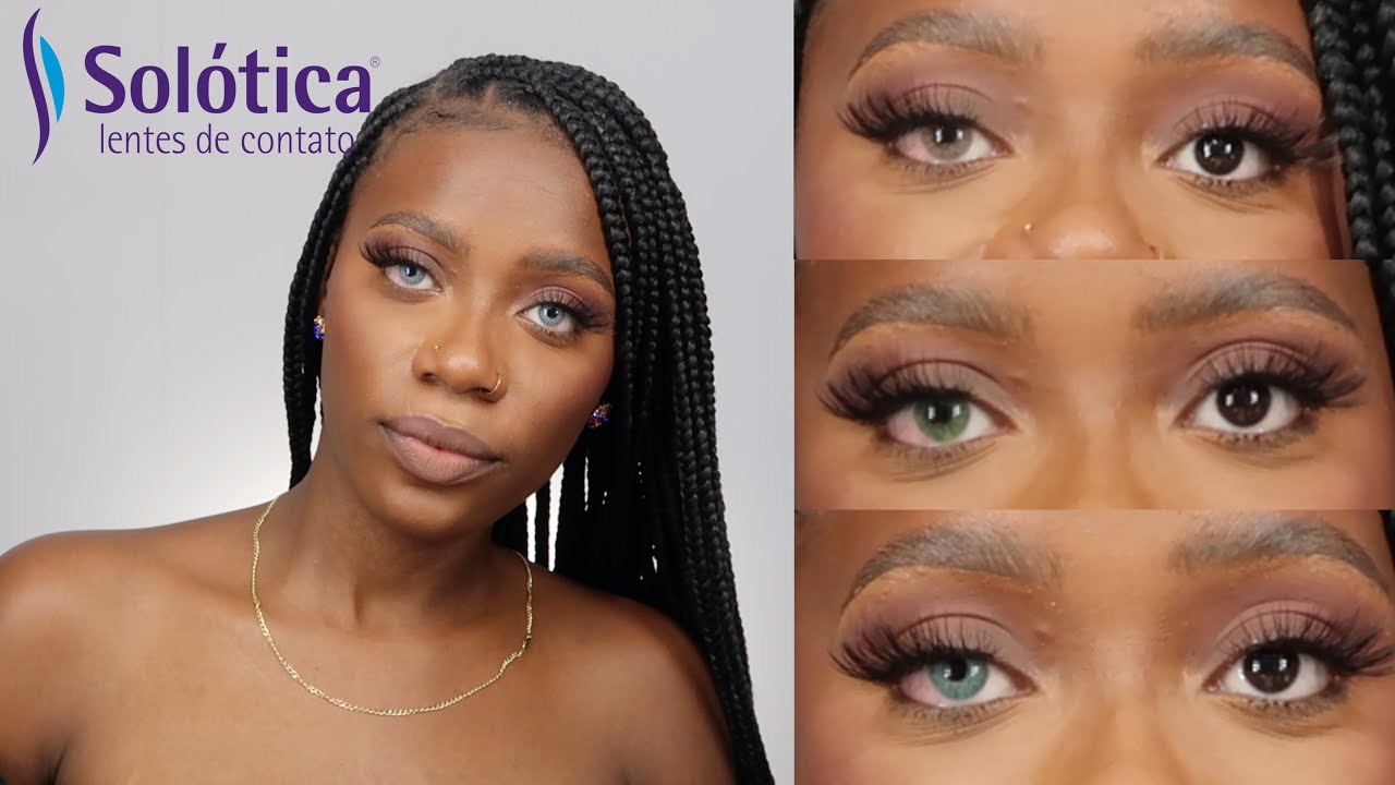 THE BEST COLOURED CONTACTS FOR DARK BROWN EYES | SOLOTICA LENSES REVIEW