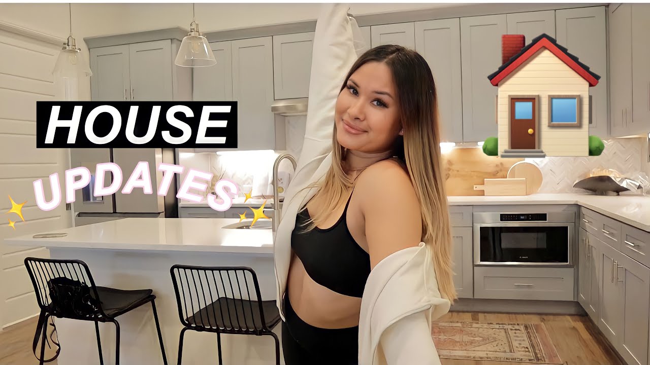 HOUSE UPDATE: I GOT FURNITURE!! Modern Minimal Aesthetic Home Decor