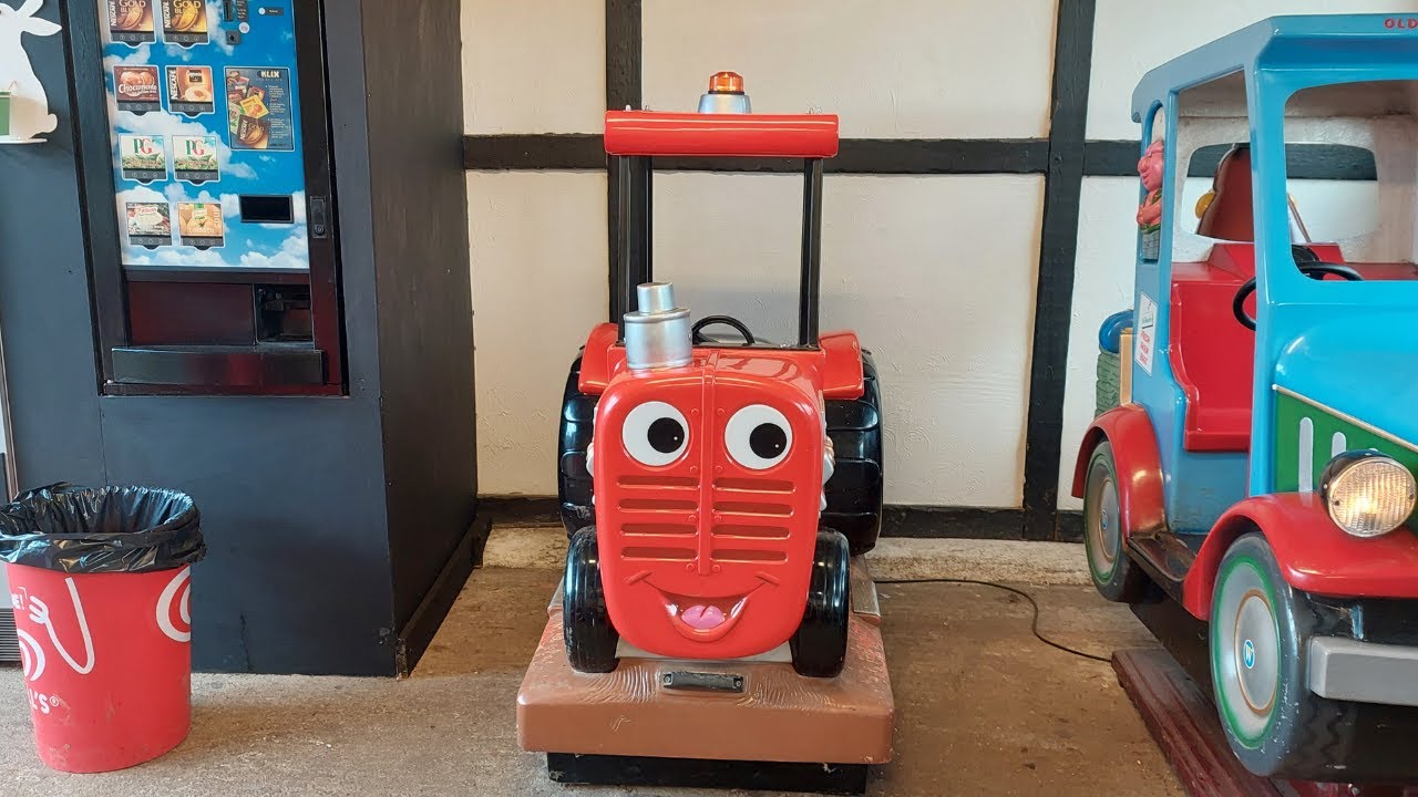 2000s Jolly Roger Troy The Tractor Kiddie Ride