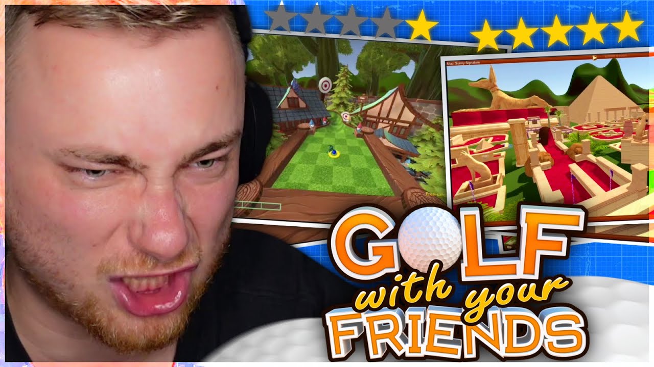 ⛳ RAGE QUIT! 😡 NEUE MAPS in MINIGOLF vs Mehdi, Panda, Bucher, Bshray & Mimori  | SolutionPlayz