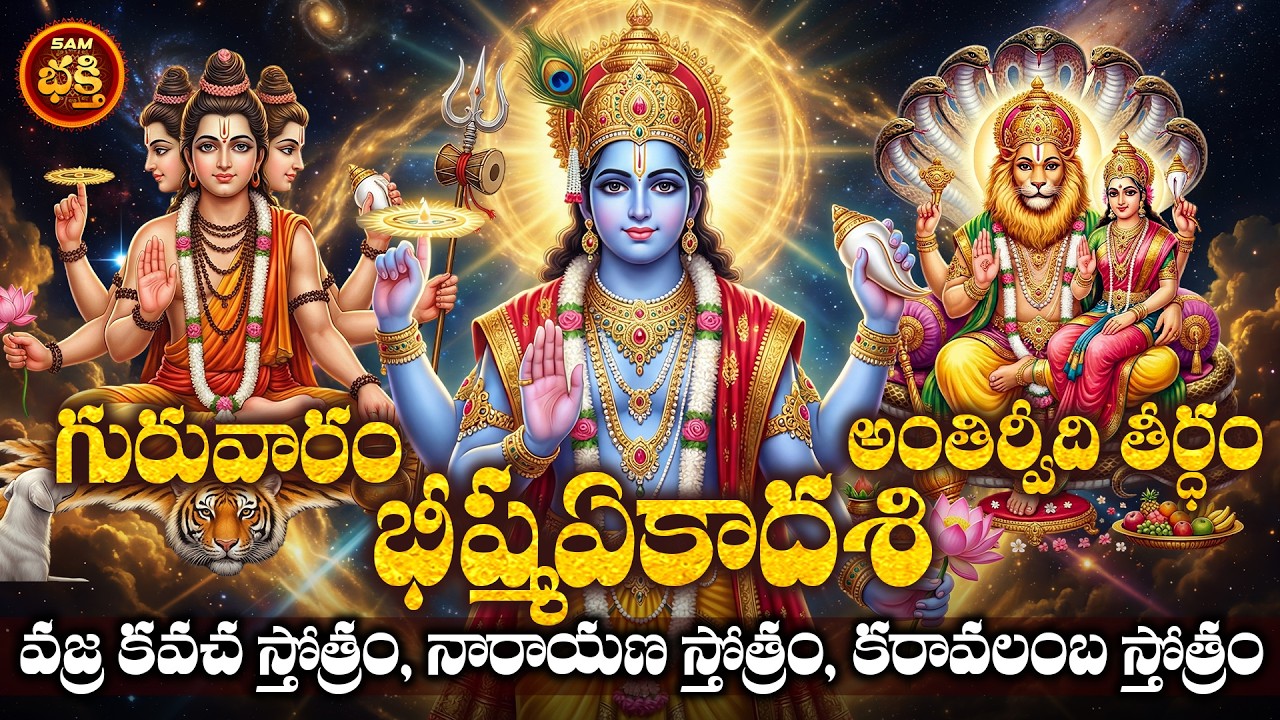 కుటుంబ వృద్ధి, ధనధాన్యవృద్ధి, సకల పాపాలనుండి విముక్తికి మాఘమాసం ఏకాదశి గురువారం అంతిర్వీది తీర్ధం