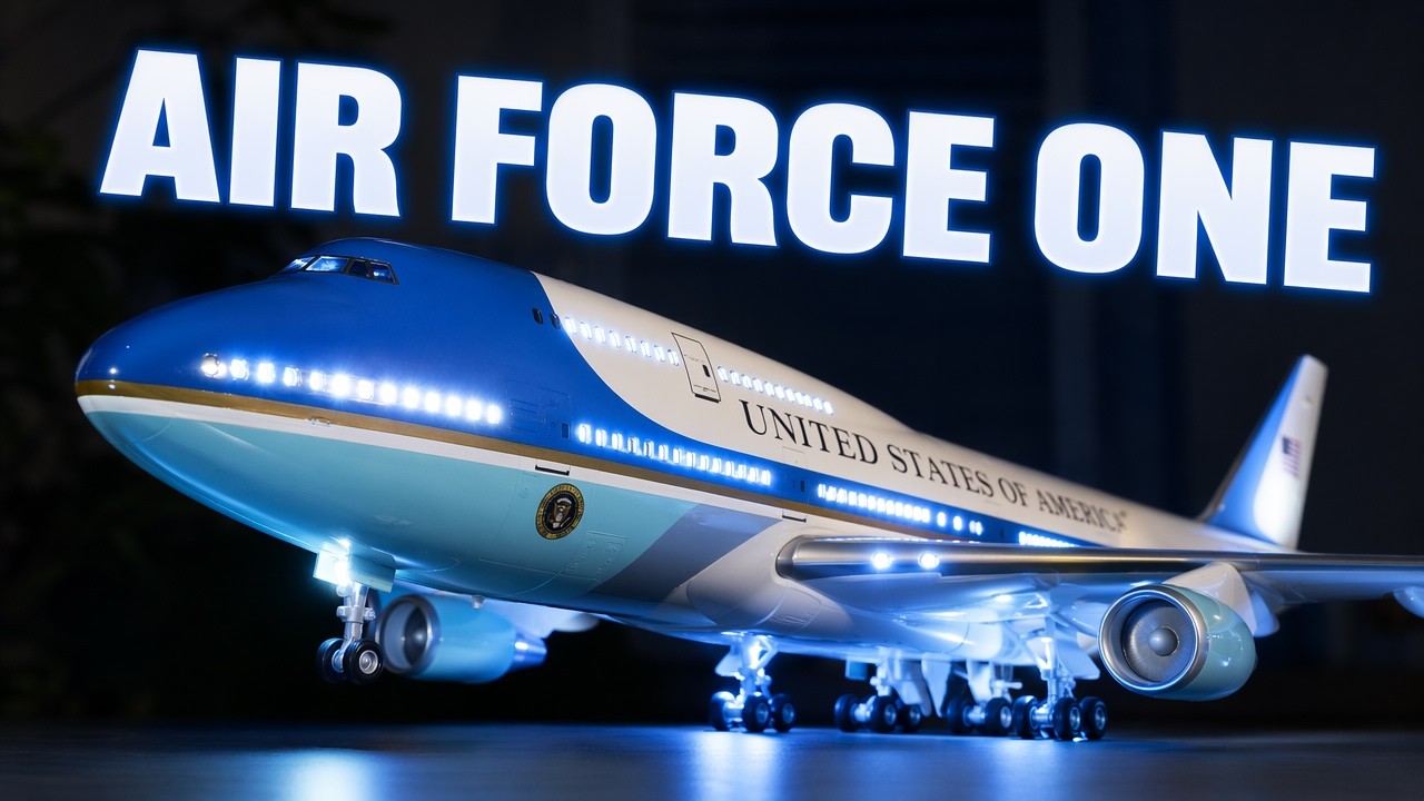 Air Force One 747 Illuminated Airplane Model Review