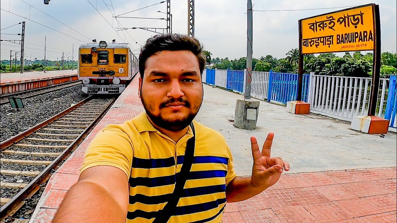 Howrah To Baruipara Local Train Journey Via Dankuni Junction.