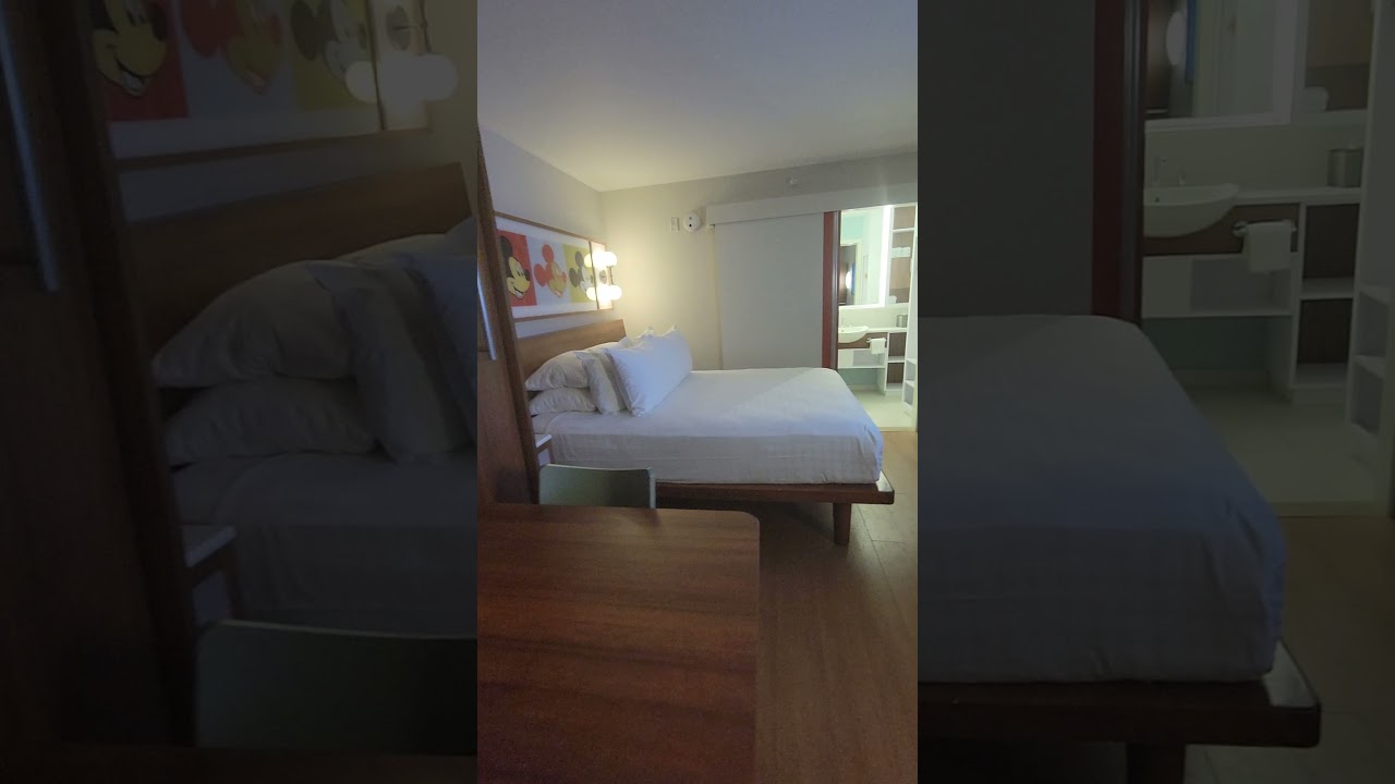 Pop Century Standard Room - 2 Queen Beds (1 Murphy/1 Standard Queen) - Virtual Tour