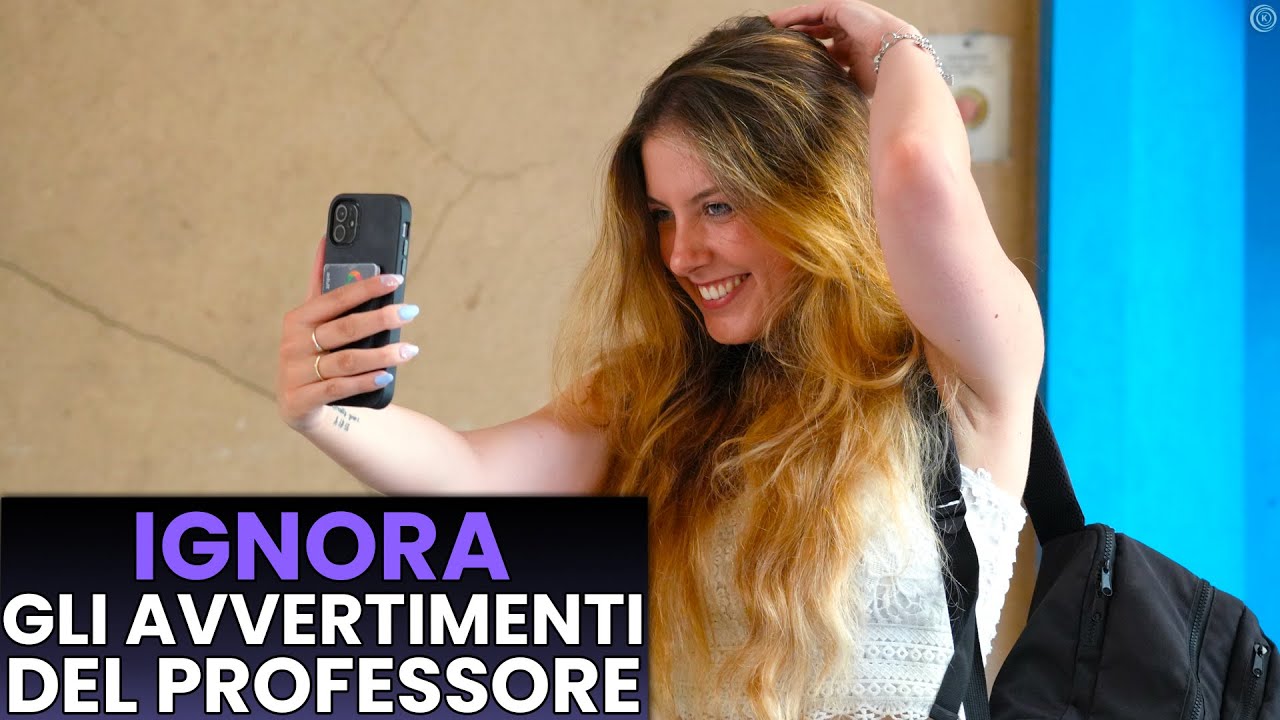 Ignora gli Avvertimenti del Professore, Si Troverà in pericolo per i suoi Video sui Social