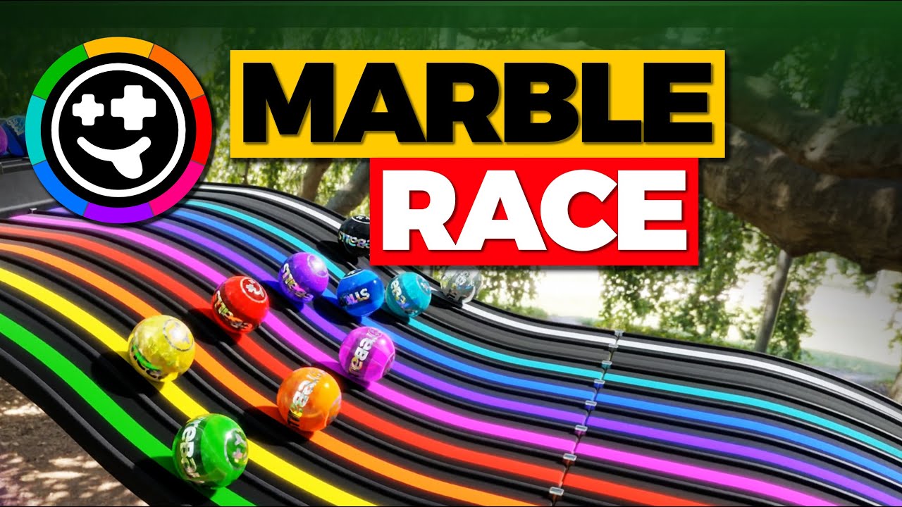Marble Race! Short, one-race video.  | #marble #race #marblerace #asmr #sensory #marblerun