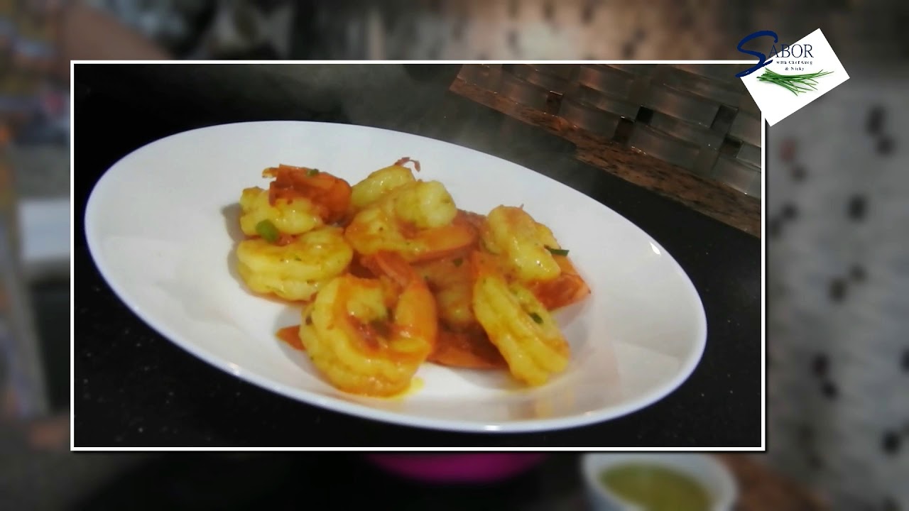 Como hacer Arroz con Camarones/ Rice with Shrimp.