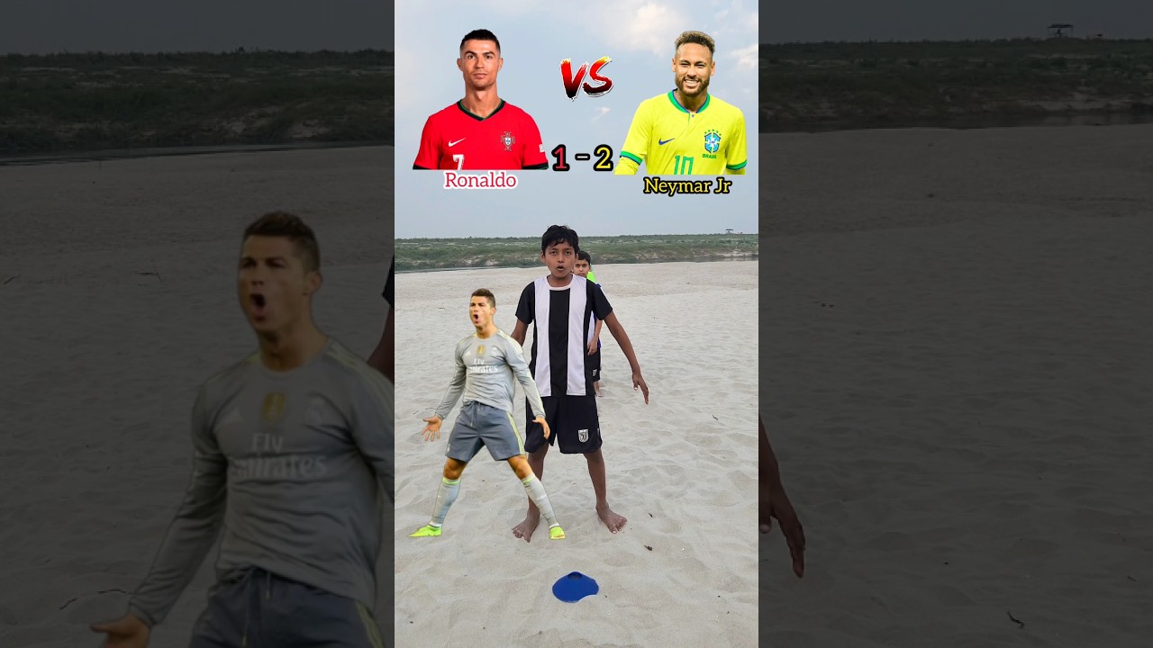 Ronaldo vs Neymar Jr 🇵🇹vs🇧🇷 fans  #shorts #football #fans #ronaldo #neymar #yt #youtube #trending