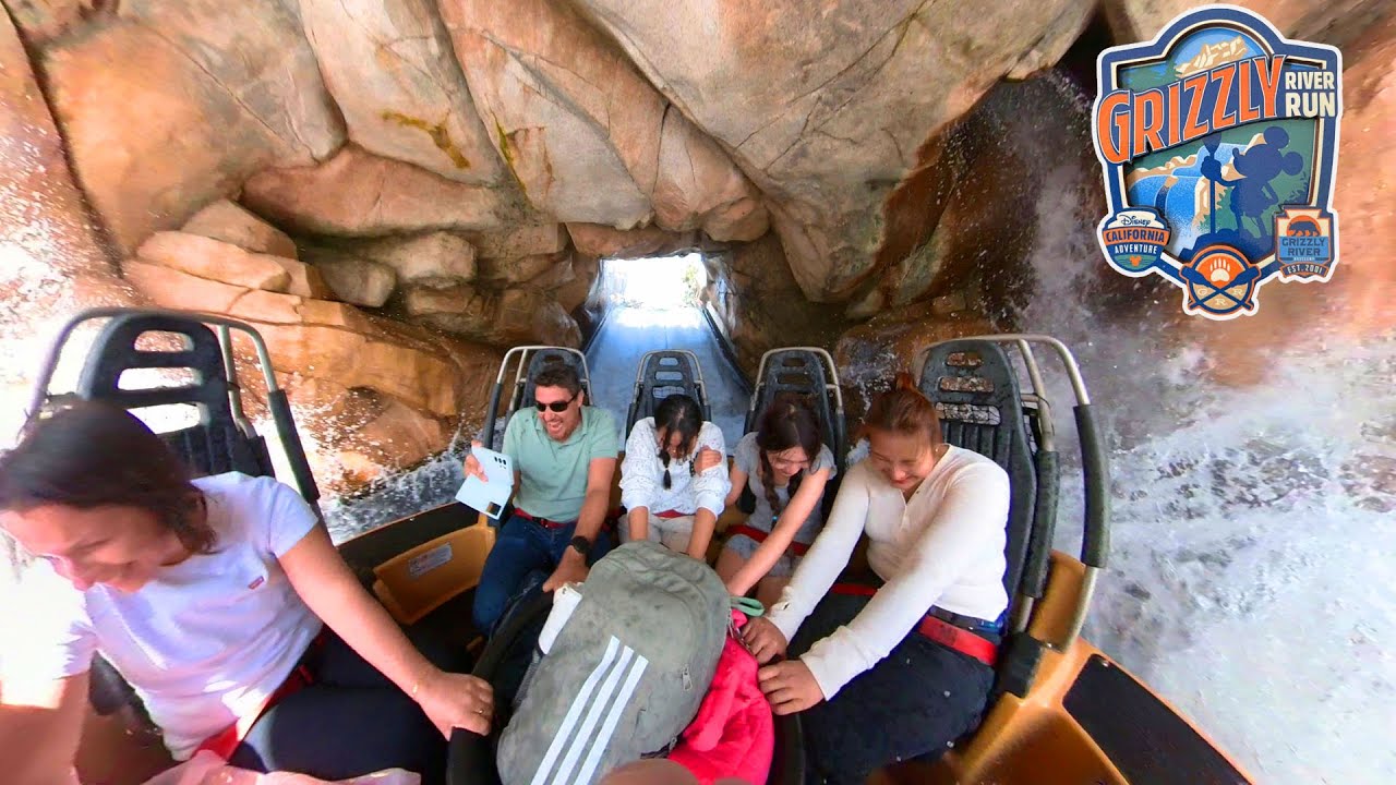 Grizzly River Run 4K POV - Disney California Adventure Park