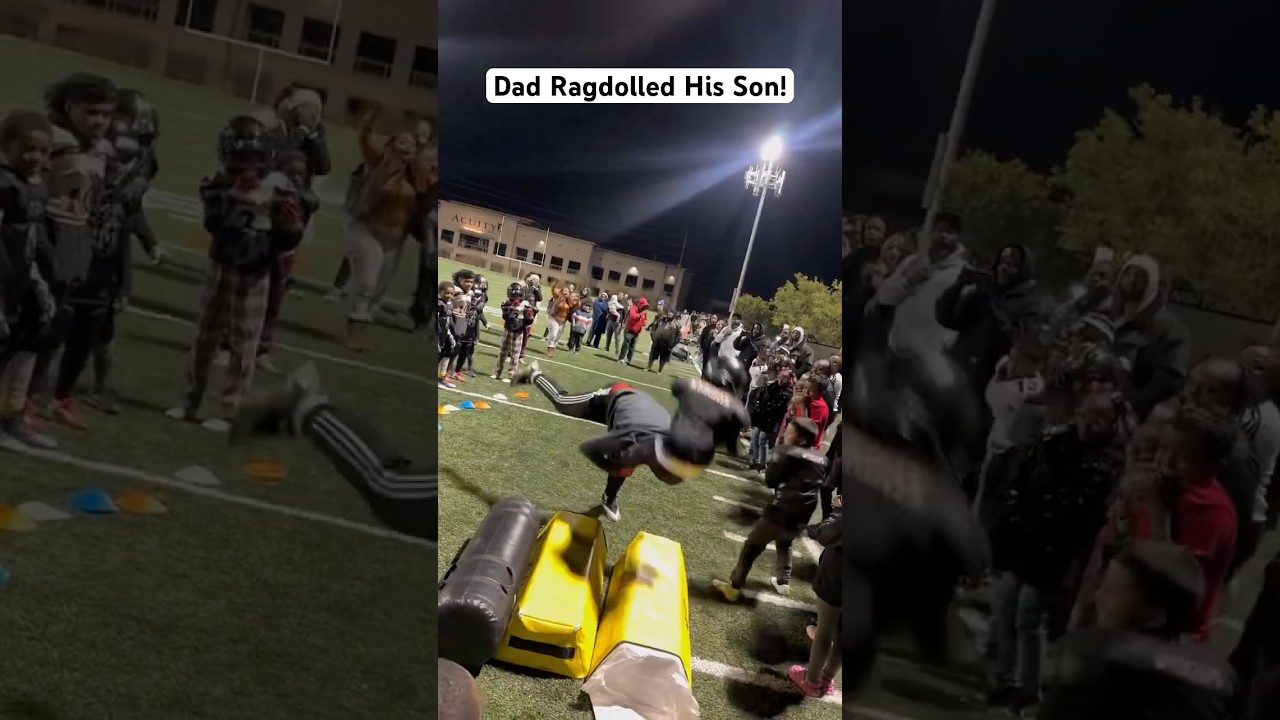 Dad Goes WAY To Hard on Son During Practice! #shorts #football #trending #viralvideo #new