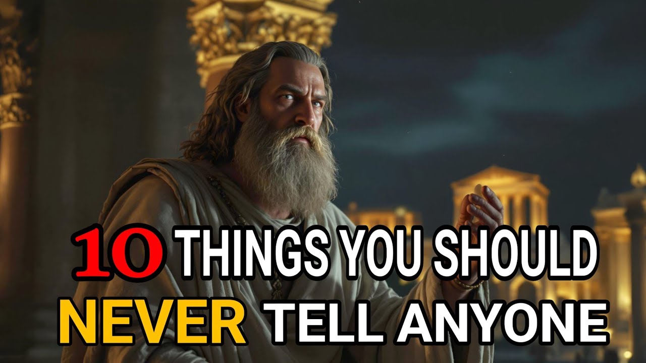 10 Things You Should Always KEEP PRIVATE To Become A TRUE STOIC   Stoicism