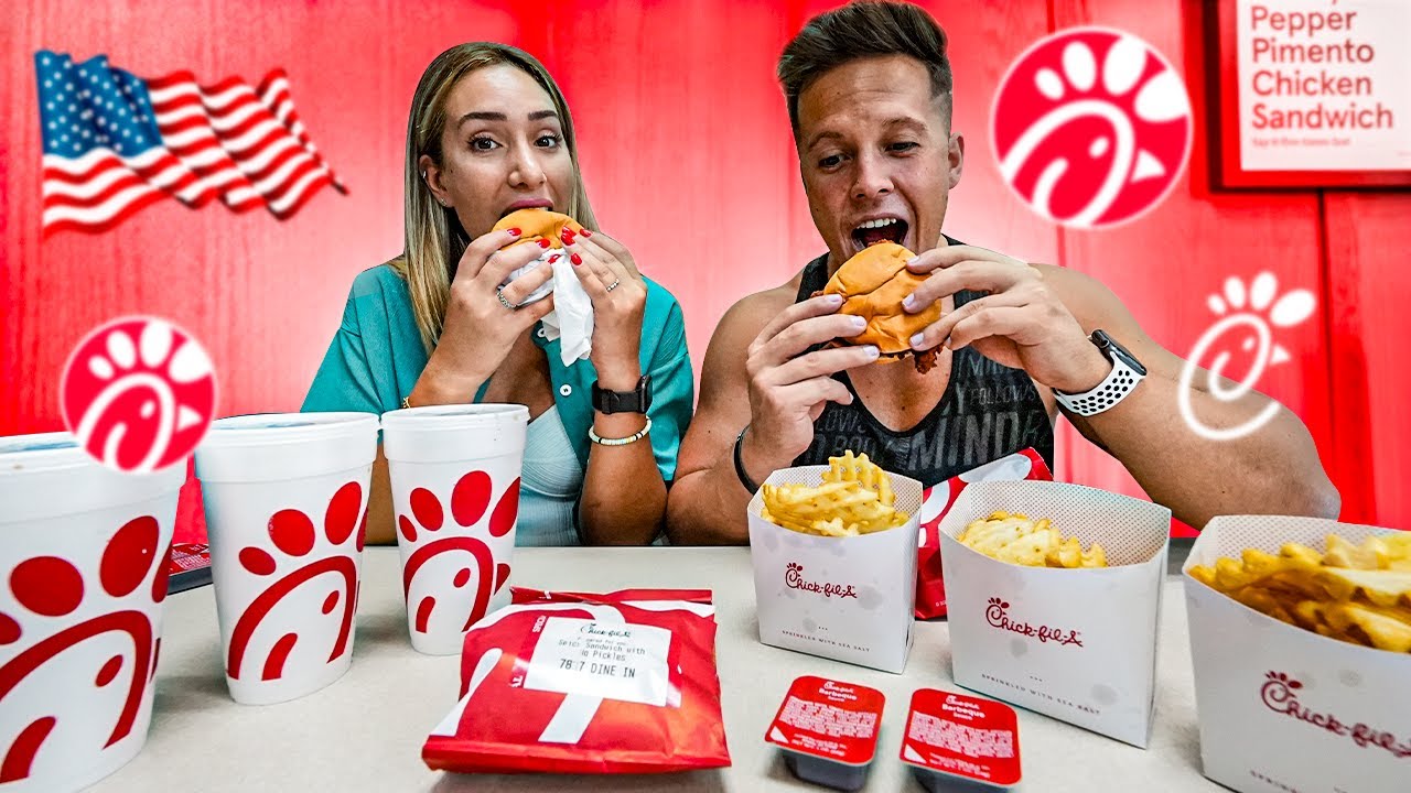 Provamos o FAST FOOD de FRANG0 mais FAMOSO dos EUA