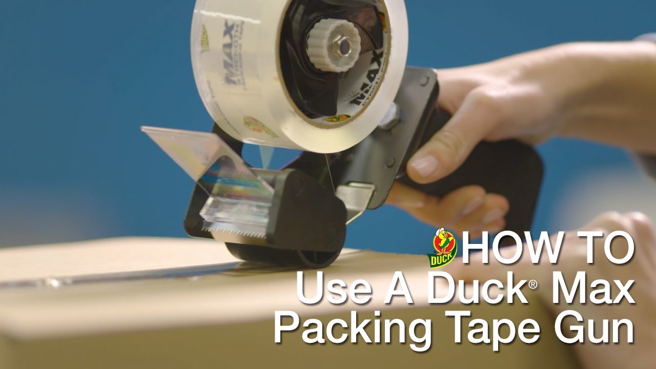 How to Use Your Duck&reg; MAX Packing Tape Gun