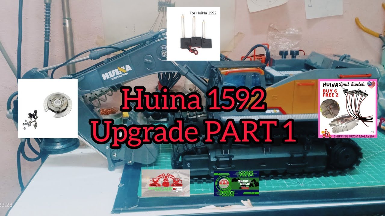 Huina 1592 - Upgrade - Servo - Limit Switch - Aloy Retory (Part 1)