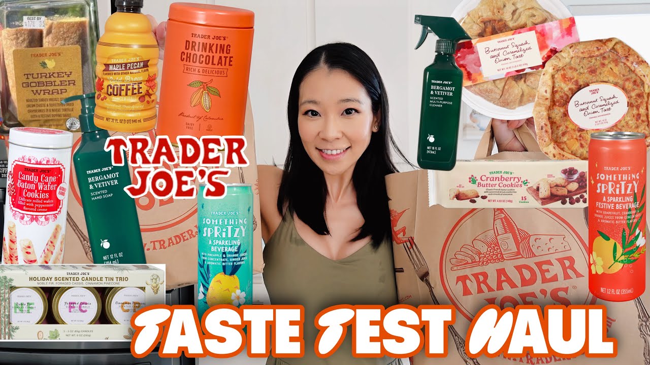 Пробуем новинки от Trader Joe! Дегустационная партия от Trader Joe! Праздничные товары Trader Joe