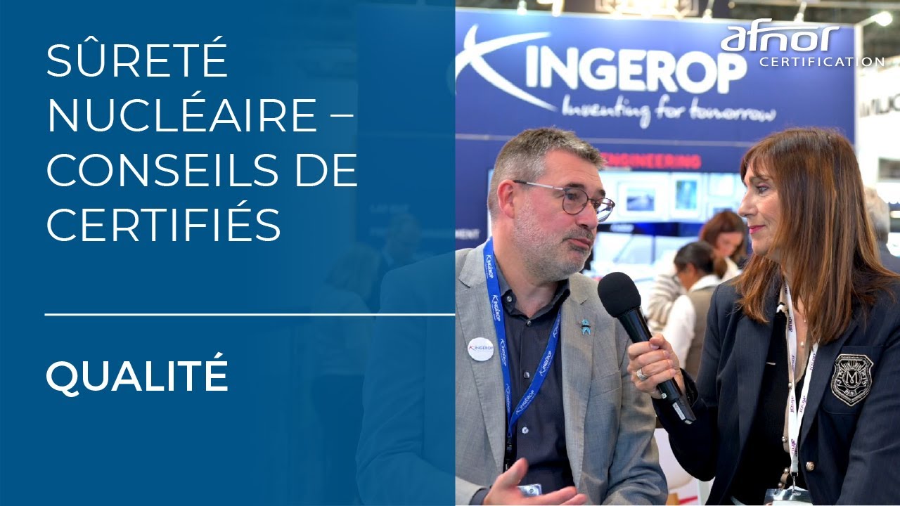 Sûreté nucléaire – A la rencontre de certifiés ISO 19443 au WNE 2025